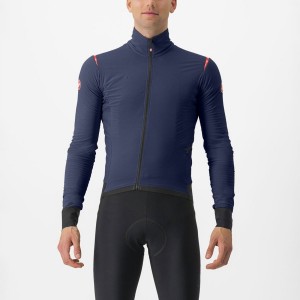 Castelli ALPHA FLIGHT ROS Men Jackets Blue / Red | EQ9410685