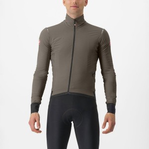 Castelli ALPHA FLIGHT ROS Men Jackets Silver Grey | KN3047152