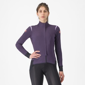 Castelli ALPHA FLIGHT ROS W Women Jackets Purple | VE2406789