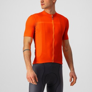 Castelli CLASSIFICA Men Jersey Orange | WY2083951