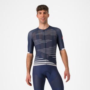 Castelli CLIMBER'S 4.0 Men Jersey Blue / Silver Grey | NH2783560