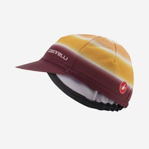 Castelli DOLCE Women Cap Brown / Burgundy | QH5987124