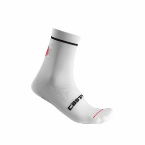 Castelli ENTRATA 13 Men Socks White | DX8125739