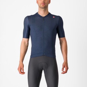 Castelli ESPRESSO Men Jersey Blue / Silver | DQ8450176