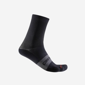 Castelli ESPRESSO W 12 Women Socks Black | EA9783204