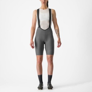 Castelli ESPRESSO W DT Women Bib Shorts Grey | GN0596231