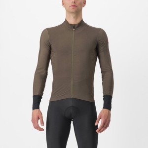 Castelli FLIGHT AIR Men Jersey Brown | EU8253091