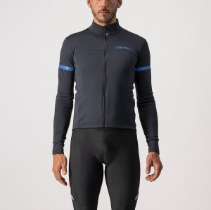 Castelli FONDO 2 FZ Men Jersey Black / Blue | OI4315729