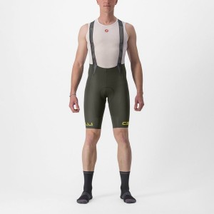 Castelli FREE AERO RC CLASSIC Men Bib Shorts Deep Green | LF3240186