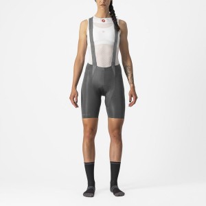 Castelli FREE AERO RC W Women Bib Shorts Grey | TX6574128