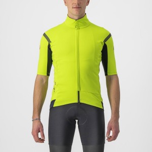 Castelli GABBA RoS 2 Men Jackets Light Green / Dark Grey | OC3605829