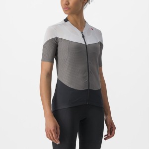 Castelli GRADIENT COLOR BLOCK Women Jersey Grey / Silver Grey | FJ0853976