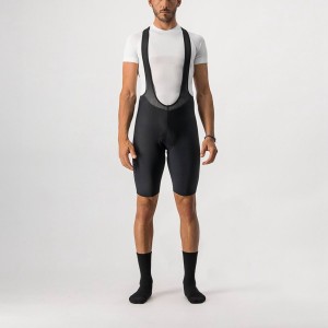 Castelli NANO FLEX PRO RACE Men Bib Shorts Black | QZ7285019