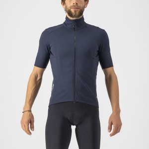 Castelli PERFETTO RoS 2 WIND Men Jackets Blue | ZA1387950