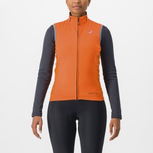 Castelli PERFETTO RoS 2 W Women Vest Red Orange | GI2958370