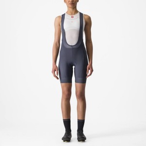 Castelli PRIMA Women Bib Shorts Blue | YW6013958