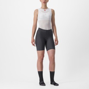 Castelli PRIMA Women Shorts Dark Grey / Orange | BK0768214