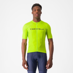 Castelli PROLOGO LITE Men Jersey Light Green / Deep Green | AB5062794