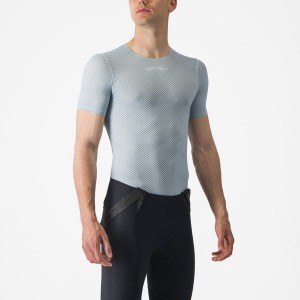 Castelli PRO MESH 2.0 SHORT SLEEVE Men Base Layer Blue | QT3712984