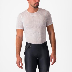 Castelli PRO MESH 2.0 SHORT SLEEVE Men Base Layer White | AT7423081