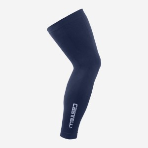 Castelli PRO SEAMLESS Men Leg Warmer Blue | ID8279615