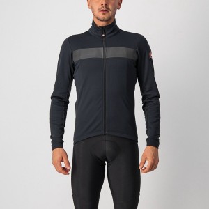 Castelli RADDOPPIA 3 Men Jackets Black / Black | VF8326574