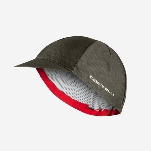 Castelli ROSSO CORSA 2 Men Cap Deep Green | JX5247108