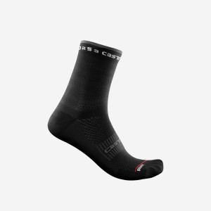 Castelli ROSSO CORSA W 11 Women Socks Black | ZW1942076