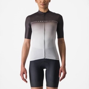 Castelli SALITA Women Jersey Black / Silver Grey / White | AC2390687