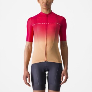 Castelli SALITA Women Jersey Orange / White | GX2368450