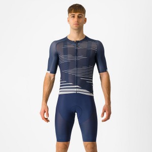 Castelli SUPERLEGGERA Men Bib Shorts Blue | OU8243051