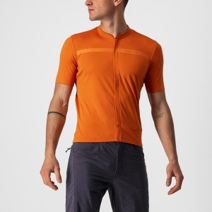 Castelli UNLIMITED ALLROAD Men Jersey Orange Red | EP9781630