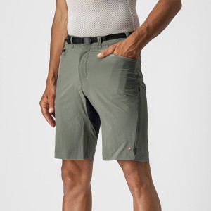 Castelli UNLIMITED TRAILGY Men Shorts Grey | SE9067538