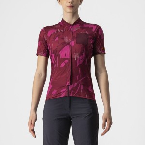 Castelli UNLTD SENTIERO Women Jersey Red | OC9851263