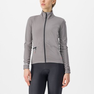 Castelli VENTO TRAIL Women Jackets Grey | IT3569847