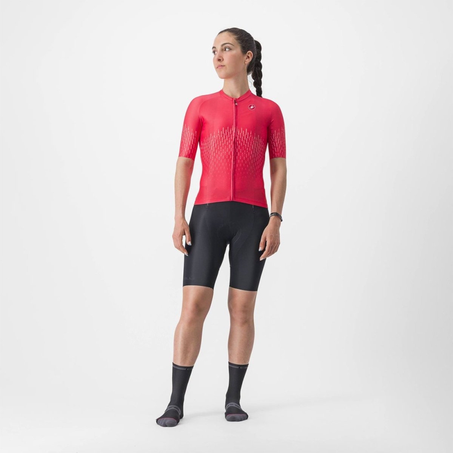 Castelli AERO PRO W Women Jersey Red | HW7369124