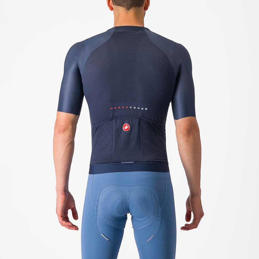 Castelli AERO RACE 7.0 Men Jersey Blue | KU5962043