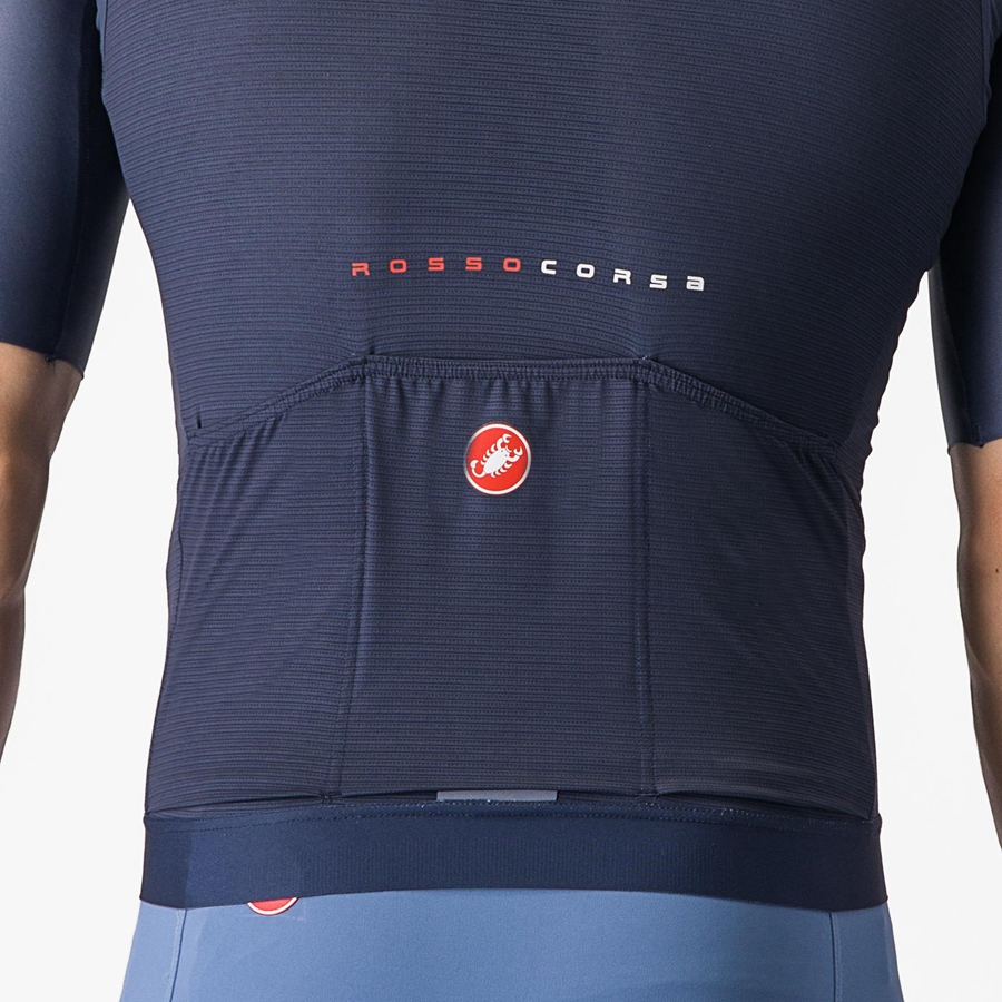 Castelli AERO RACE 7.0 Men Jersey Blue | KU5962043