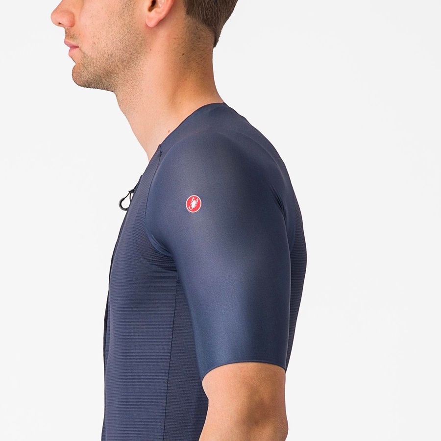 Castelli AERO RACE 7.0 Men Jersey Blue | KU5962043