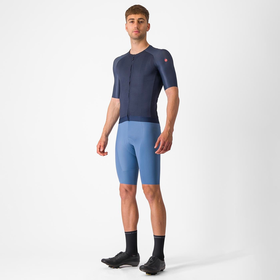 Castelli AERO RACE 7.0 Men Jersey Blue | KU5962043