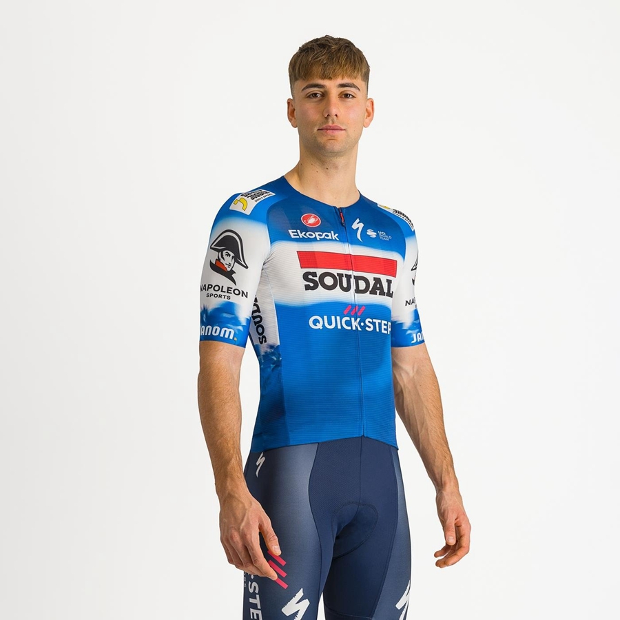 Castelli AERO RACE 7.0 Men Jersey Blue / White | PE0532617