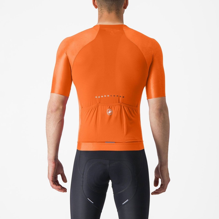 Castelli AERO RACE 7.0 Men Jersey Orange | VD5082961