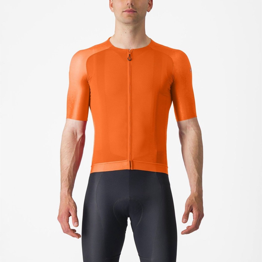 Castelli AERO RACE 7.0 Men Jersey Orange | VD5082961