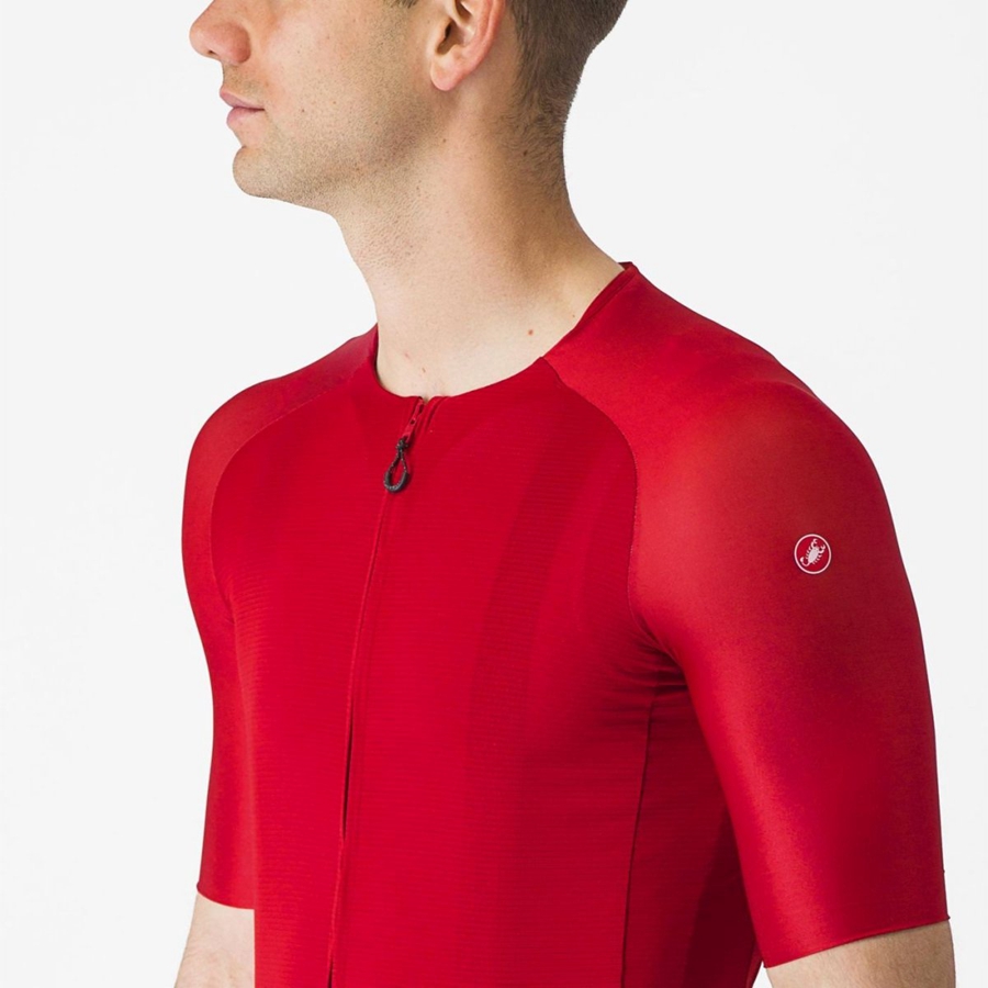 Castelli AERO RACE 7.0 Men Jersey Red | JI6784931