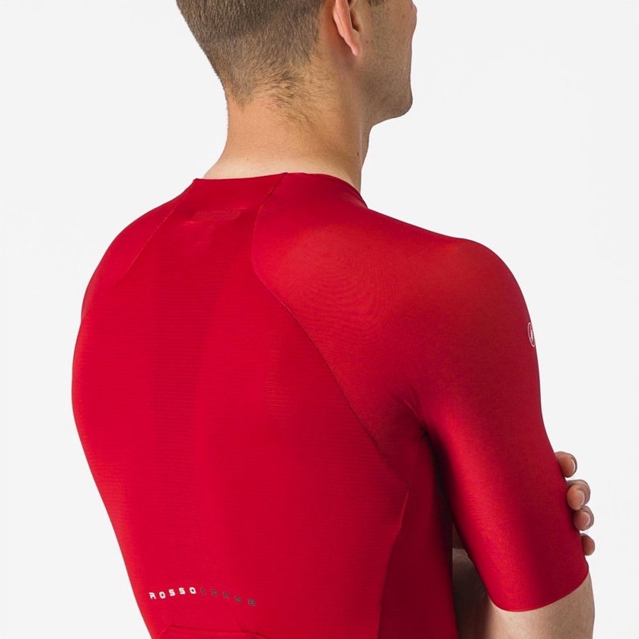 Castelli AERO RACE 7.0 Men Jersey Red | JI6784931