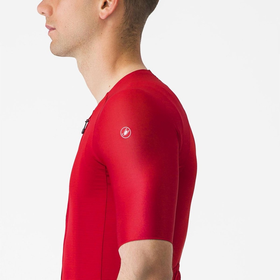 Castelli AERO RACE 7.0 Men Jersey Red | JI6784931