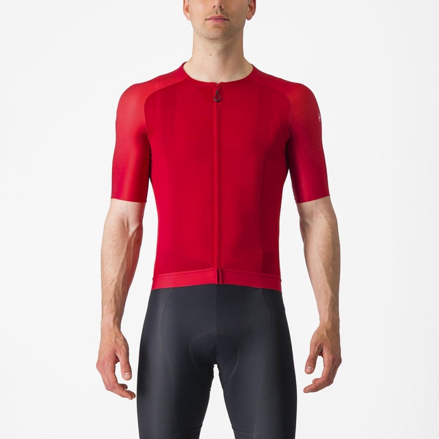 Castelli AERO RACE 7.0 Men Jersey Red | JI6784931