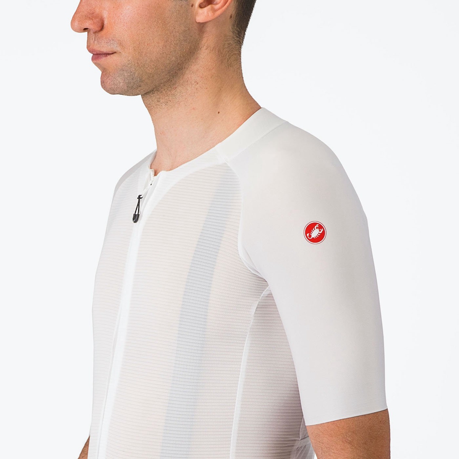 Castelli AERO RACE 7.0 Men Jersey White | AF8637415