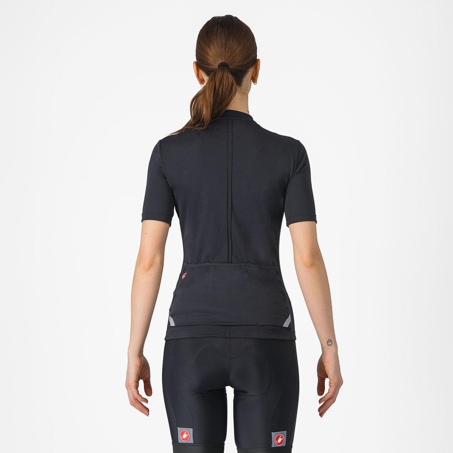 Castelli ANIMA 4 Women Jersey Black | ST1840293