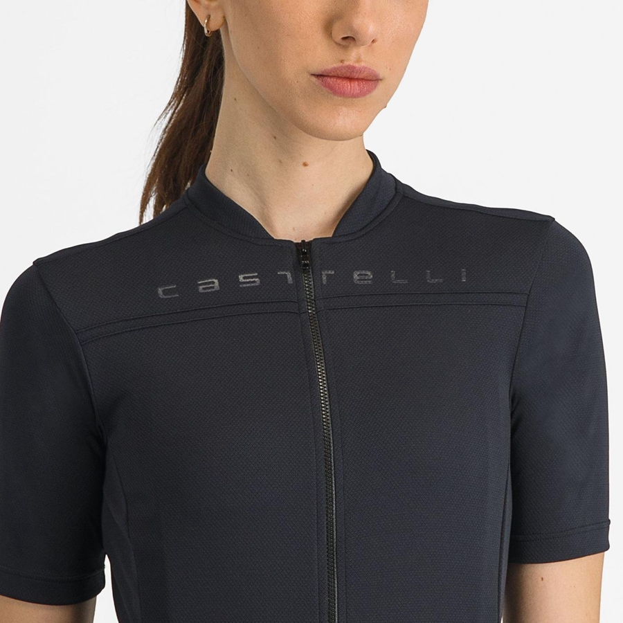 Castelli ANIMA 4 Women Jersey Black | ST1840293